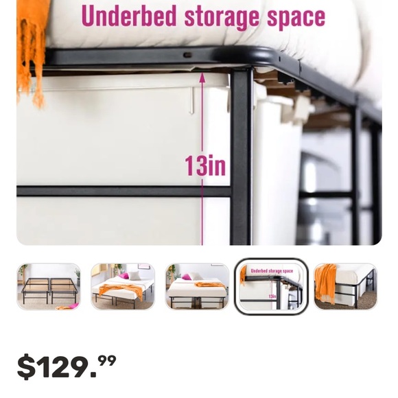 Brand new in box Full size mattress frame